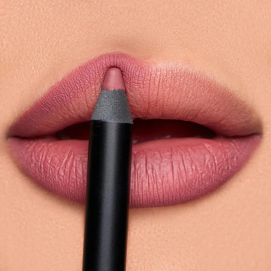 K7L Dark Pink Lip Crayon (Vegan) - Long Lasting and Waterproof - Buff