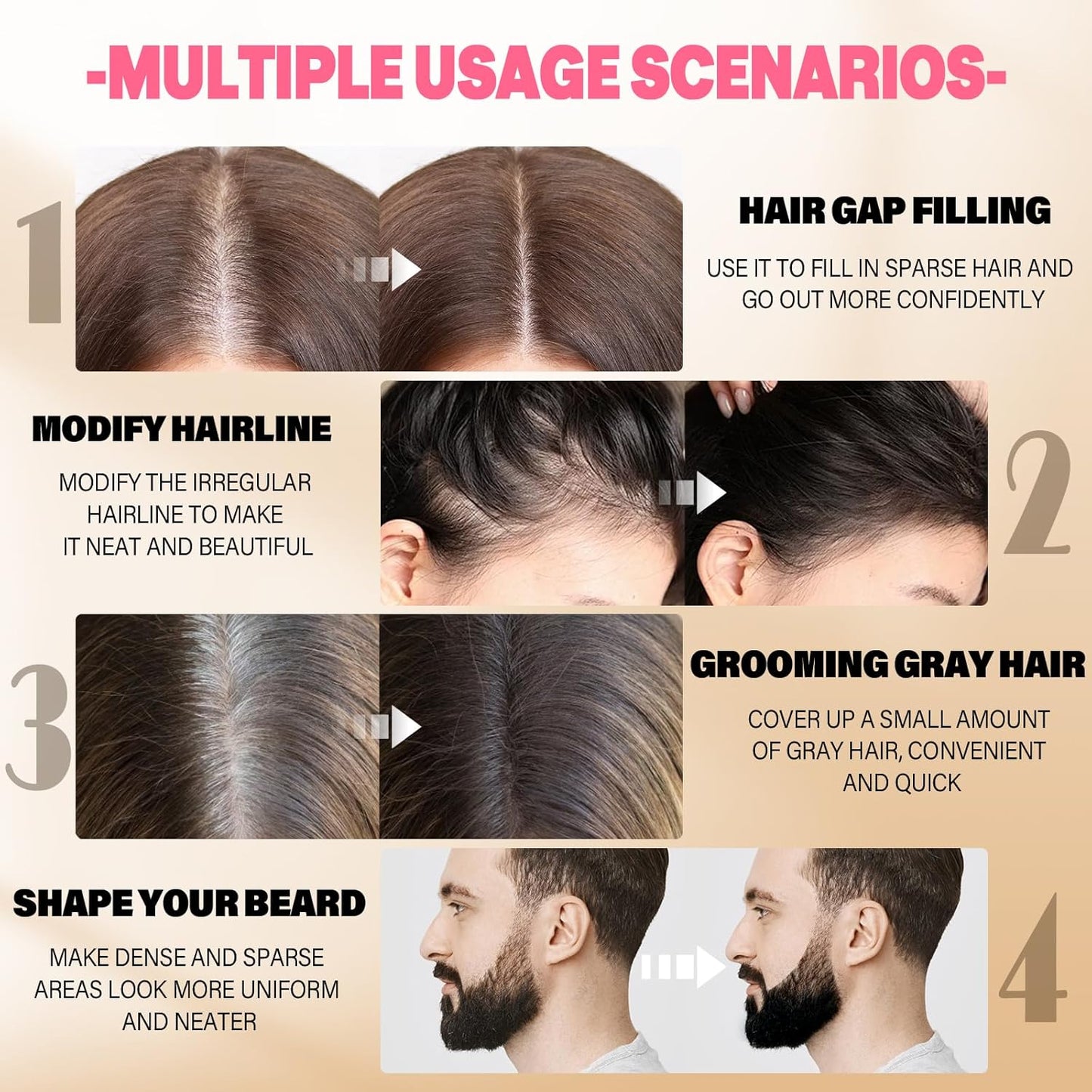 Root Touch Up Sets,Hairline Powder for Women Cover Up- Hairline Concealer for Thin and Thinning Hair, Water & Sweat Resistant,Contain Azonbey Makeup Brush (Light Blonde, Med-Makeup Brush)