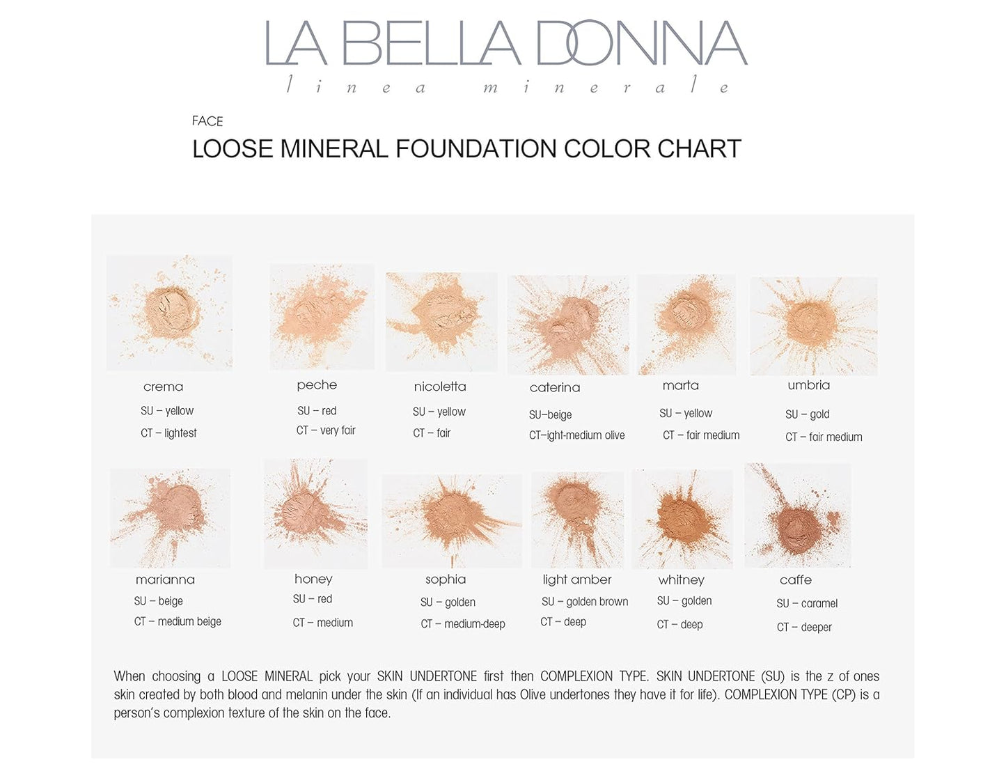 La Bella Donna Loose Mineral Foundation SPF 50 | 10g - Marianna
