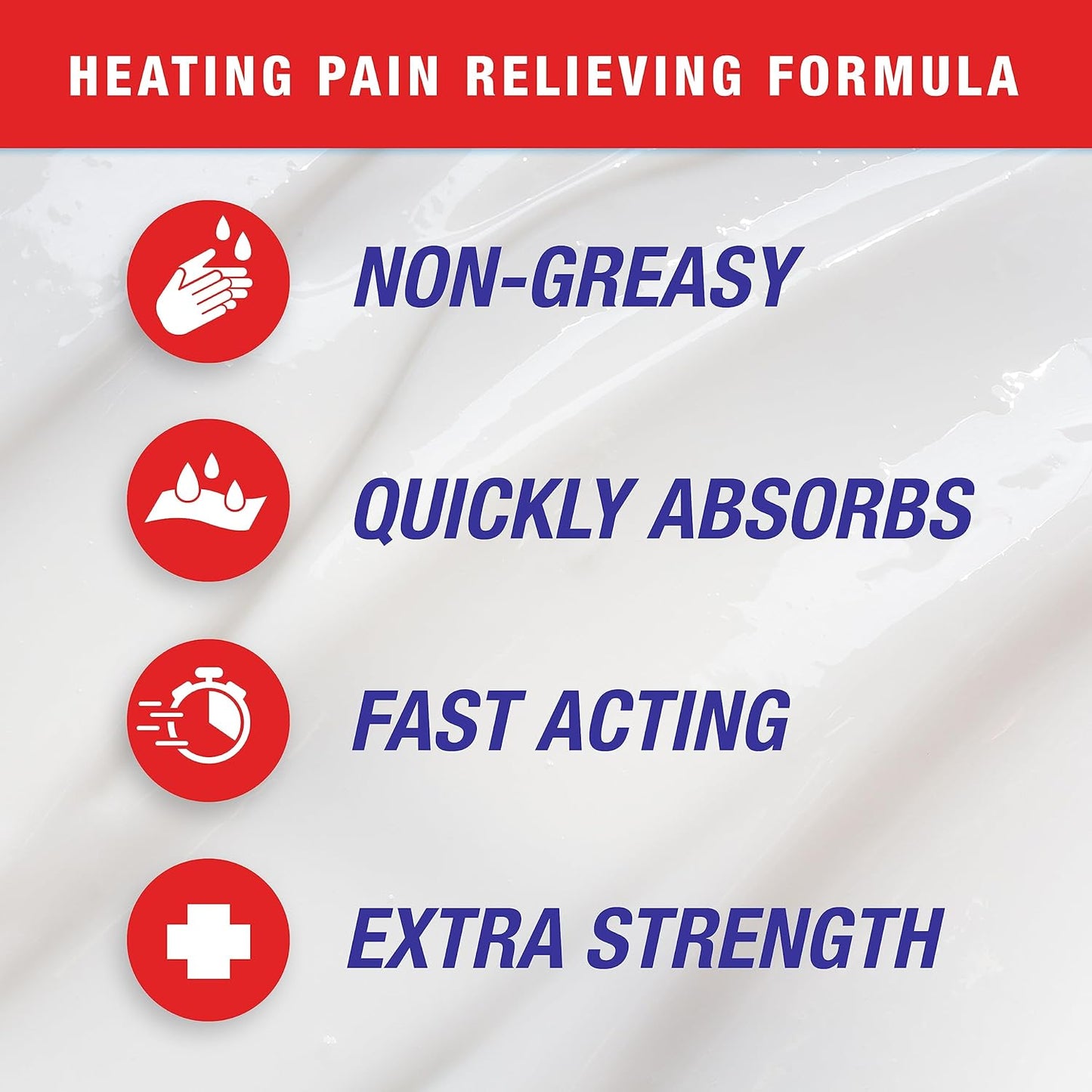 Blue Goo Pain Relieving Cream – for Back and Neck Pain, Sports-Related Muscle and Joint Pain, Sprains and Strains, Maximum Strength Deep Heating Rub, Made with 100% Pure Emu Oil, 32 oz (1 Pack)