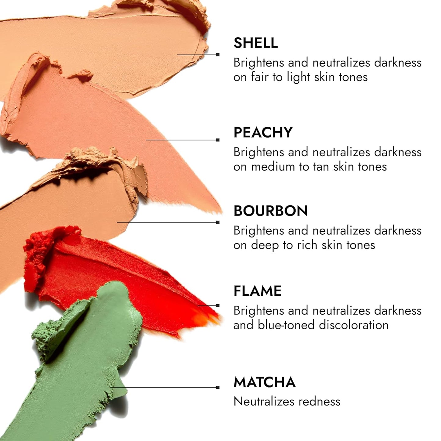 Cover FX Correct Stick Peach Color Corrector Concealer - Peachy: Neutralize Darkness & Discoloration (Medium to Tan Skin Tones) - Creamy Lightweight Full Coverage