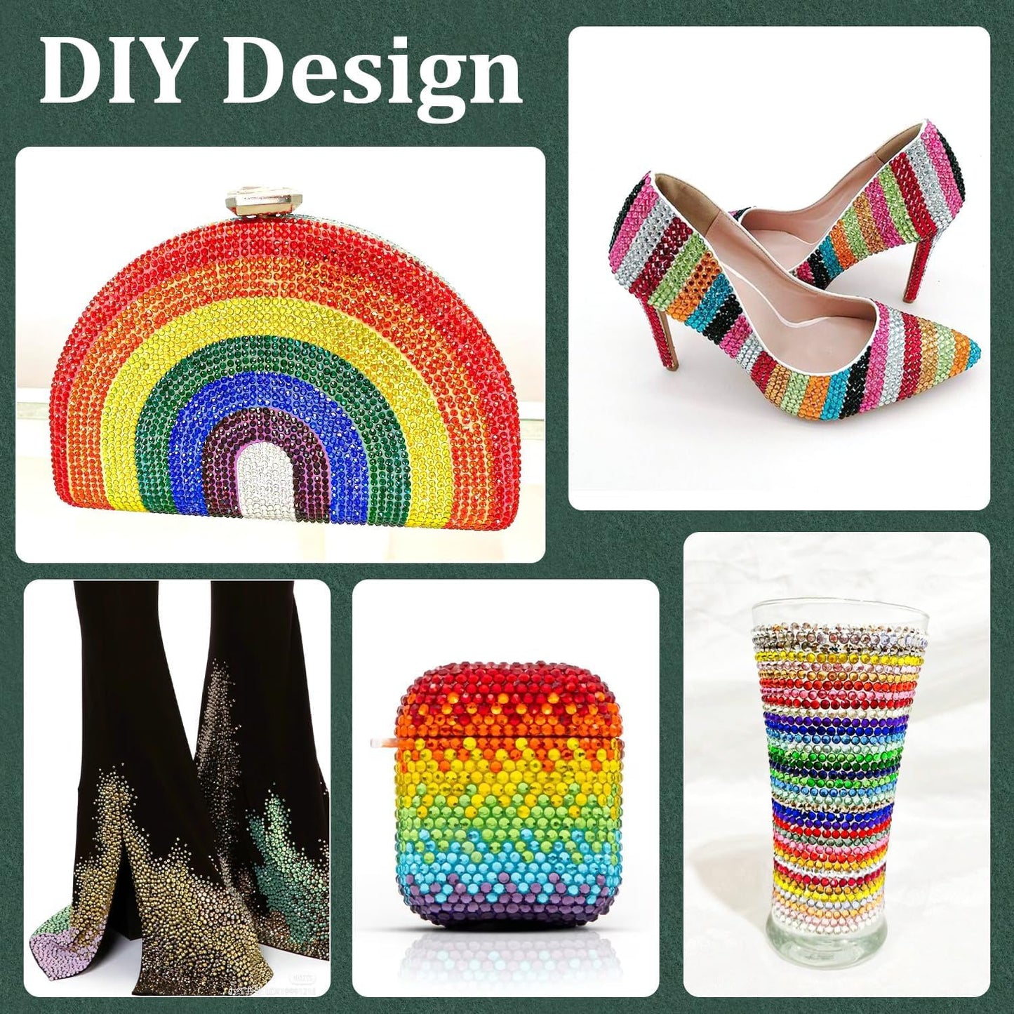 Resin Rhinestones for Crafting with B7000 Jewelry Glue, 2 Boxes Aquamarine Flatback Crystals with 3Pcs 10ml Glue for Bedazzling Crafts DIY Nail Art Makeup, Gems for Clothing Shoes