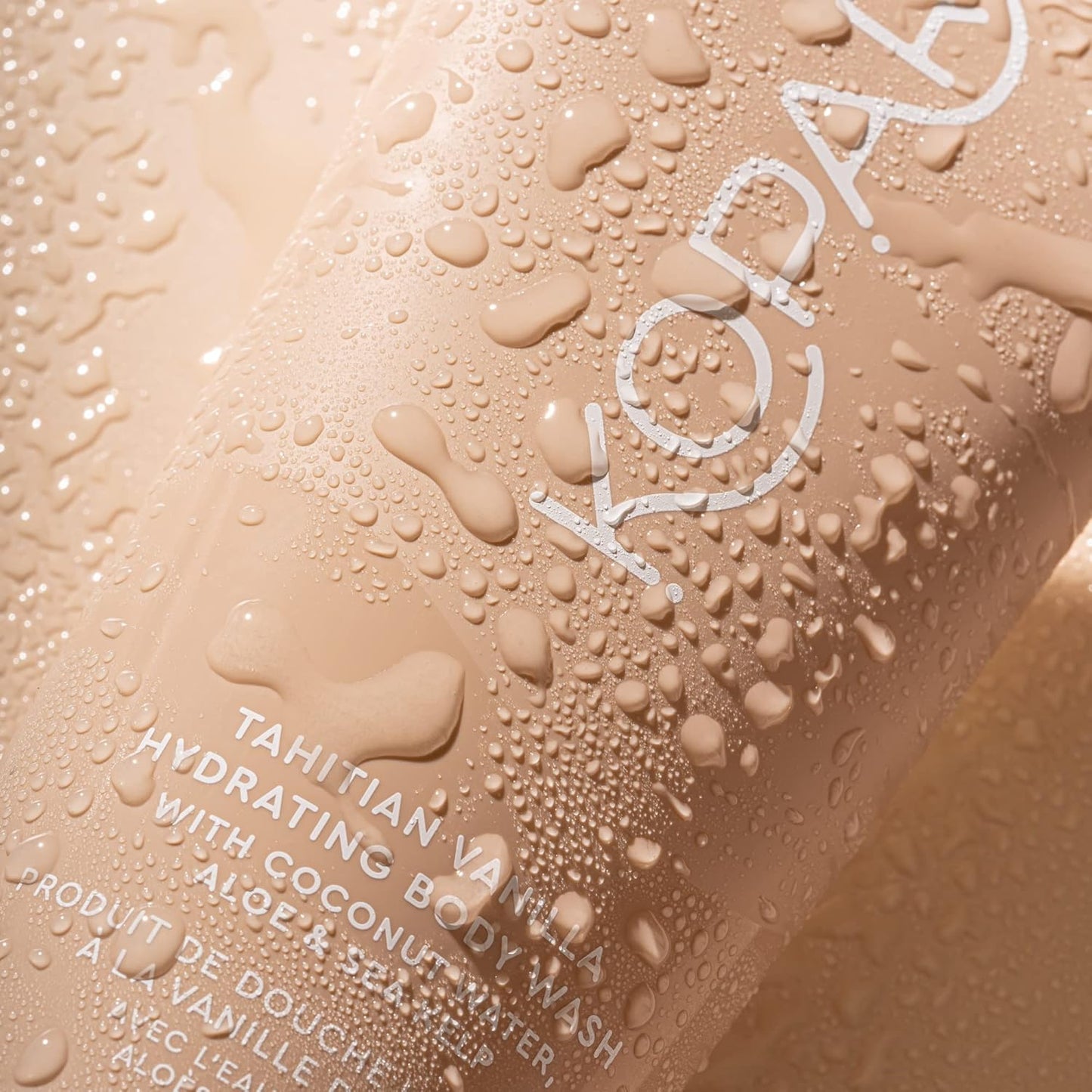 Tahitian Vanilla Hydrating Body Wash with Coconut Water, Aloe & Sea Kelp | Cleanses Without Stripping Moisture or Natural Oils | Infused with Notes of Warm Vanilla | Vegan and Cruelty-Free | 9.0 Oz