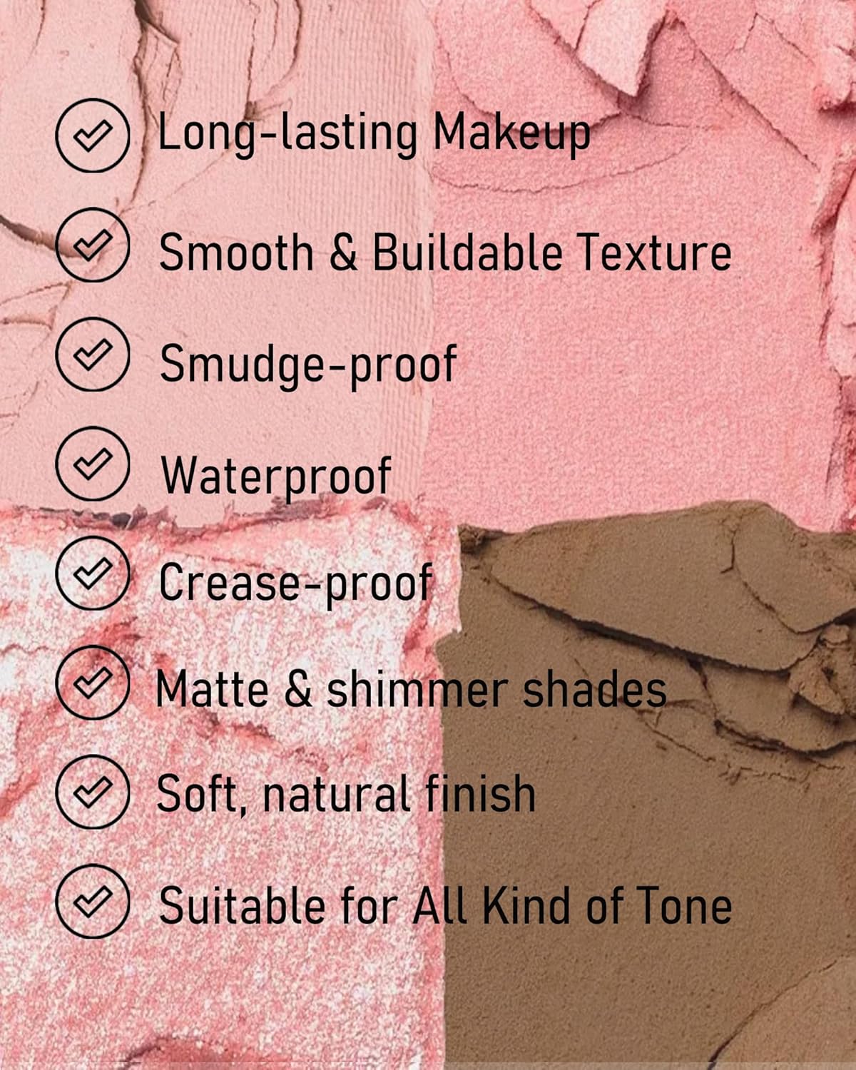 Single Matte Eyeshadow, Light Cocoa Nude Eye Shadow Brown Palette Makeup for Older Women, High Pigment Waterproof Pressed Eye Shadows Powder with Smooth Lightweight,Blendable for Daily Eye Look-214