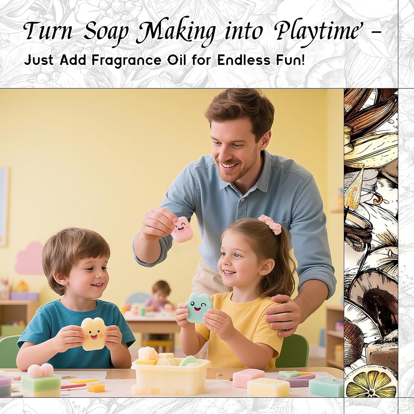 HIQILI Coconut Vanilla Fragrance Oil - for Candle Making, Soap Making, Essential Oil for Diffuser, Humidifier, Home& Hotel & Car Use - 1 Fl Oz