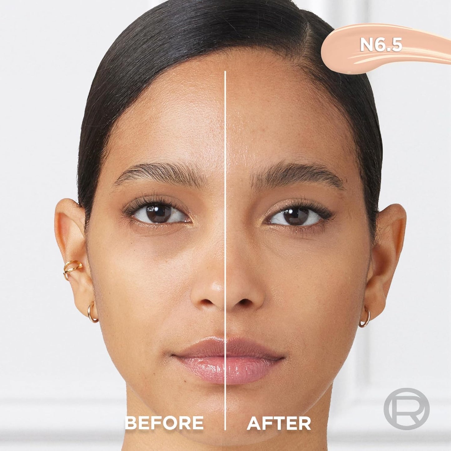 L’Oréal Paris True Match Radiant Serum Concealer, Brightening Under Eye Concealer Make Up with 1.5% Hyaluronic Acid and Caffeine, N6.5, 0.33 Oz