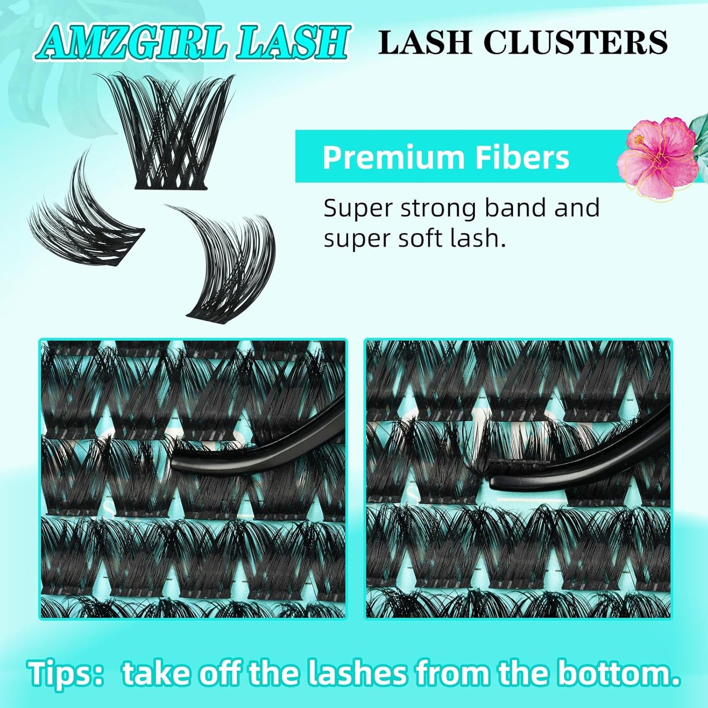 Lash Clusters Wet Look 168Pcs Eyelash Cluster Ultra-Thin Lash Band Eyelashes Extensions Spiky Anime Wide Span Lashes(Tulip,C-18mm)