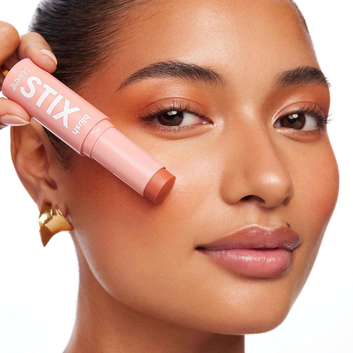 ColourPop Blush Stix - Cream Blush Stick with a Blendable, Hydrating Formula and Natural, Skin-Like Finish - Buildable Cream Blush for Cheeks, Eyes & Lips - Cottage Life (0.28 oz)