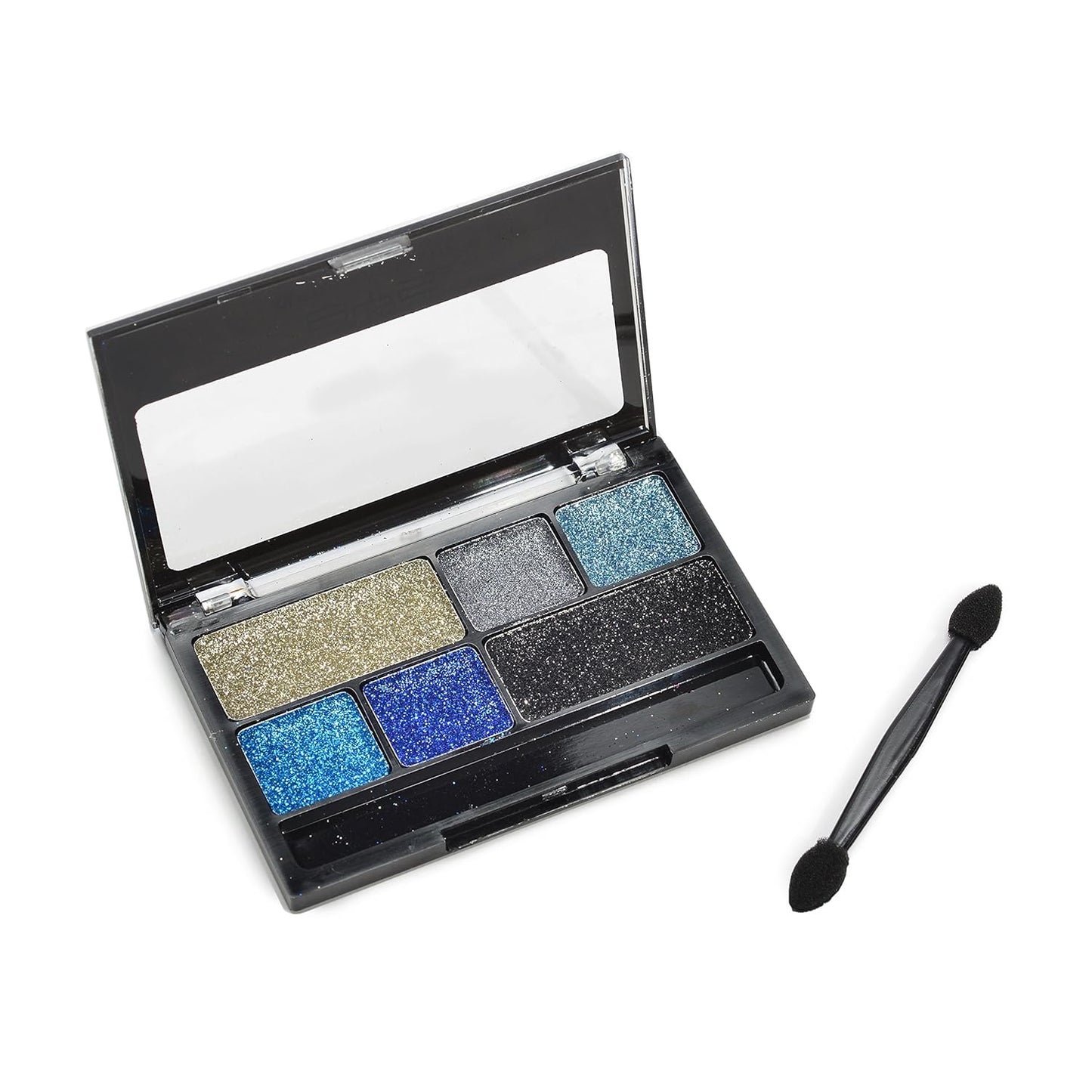 BYS Glitter Glitz Gel for Eyes and Face Eye 6 Shade Makeup Palette - Azure Blue