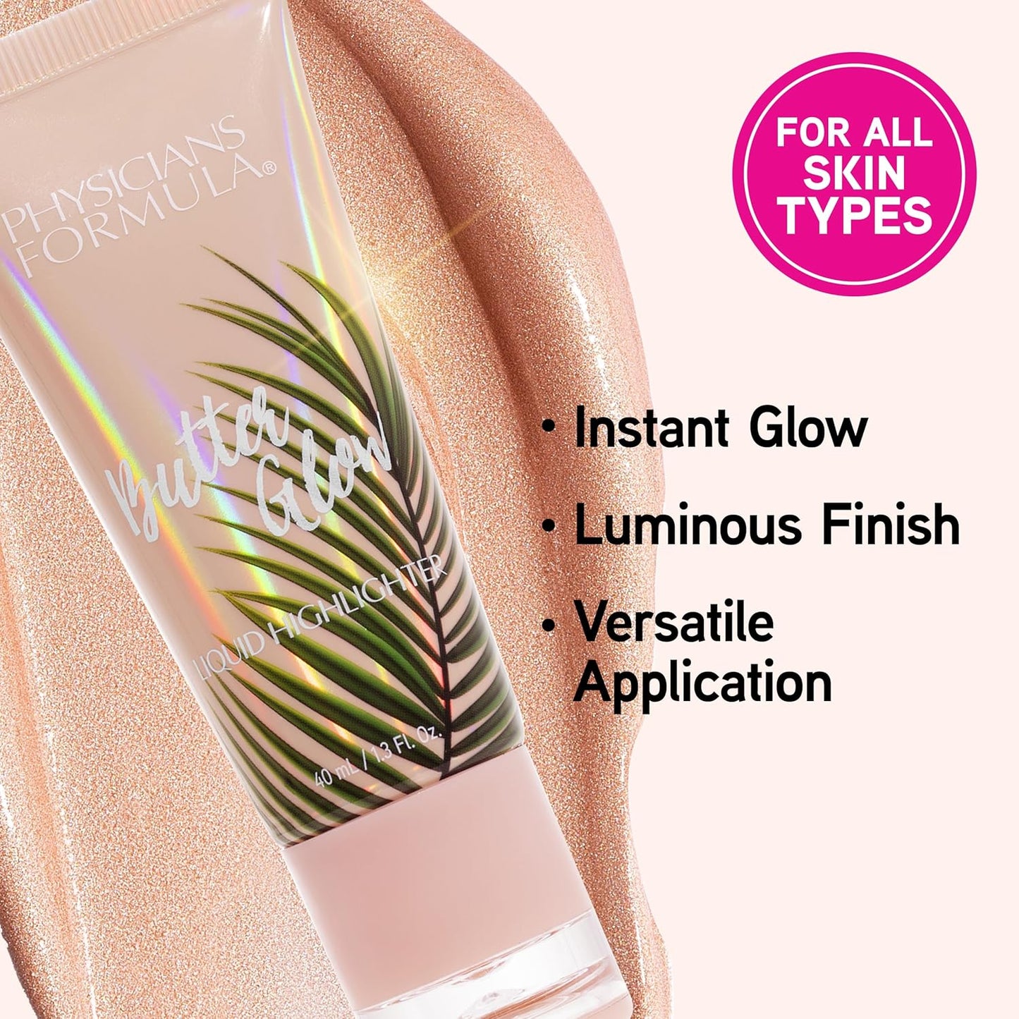 Physicians Formula Butter Glow Liquid Highlighter | Glow | High Pigment