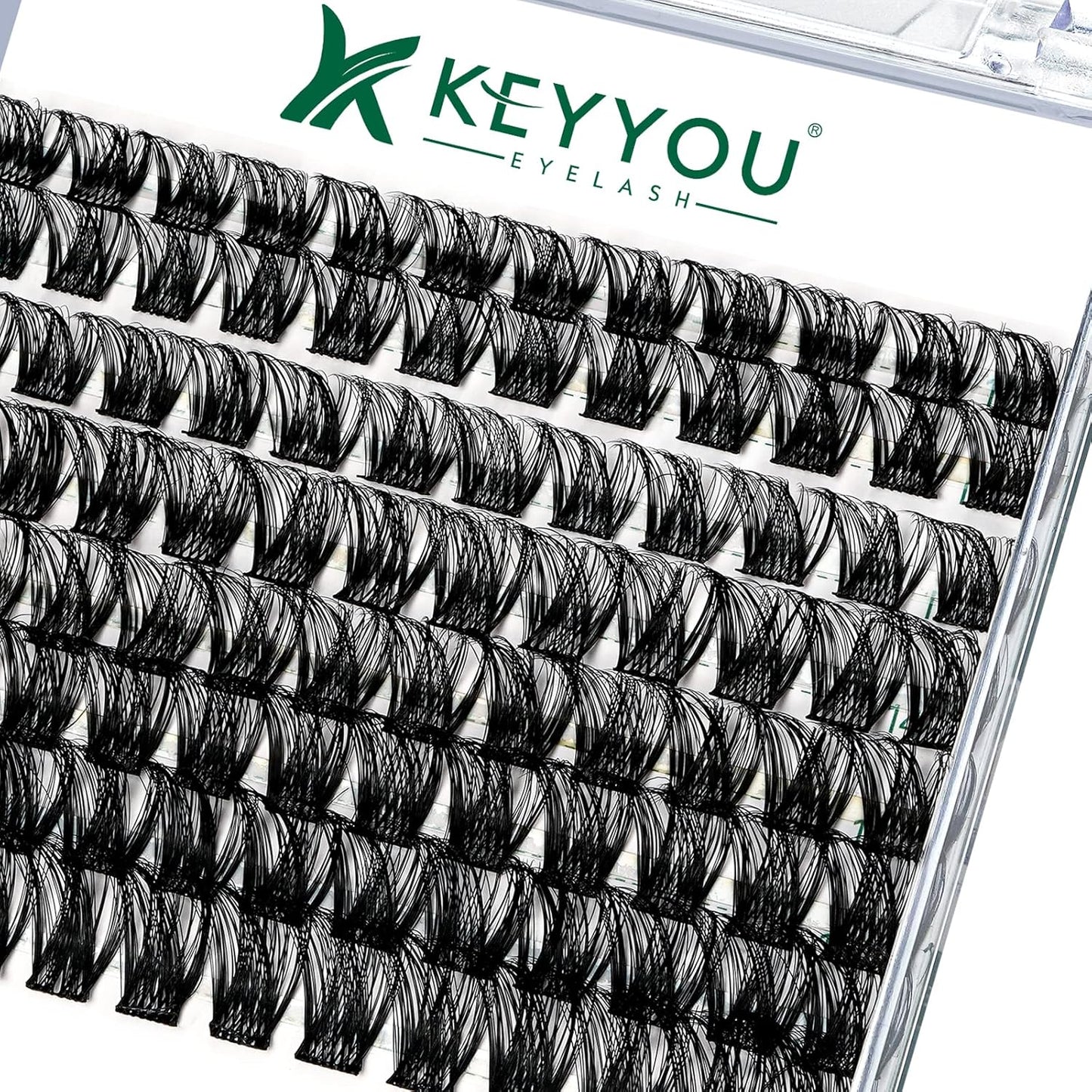 Lash Clusters,96 Pcs Cluster Lashes D Curl 10-18MIX DIY Lash Extensions Eyelash Clusters,KEYYOU Volume Wispy Individual Lashes Soft&Comfortable Easy DIY at Home(Y01,D-10-18MIX)