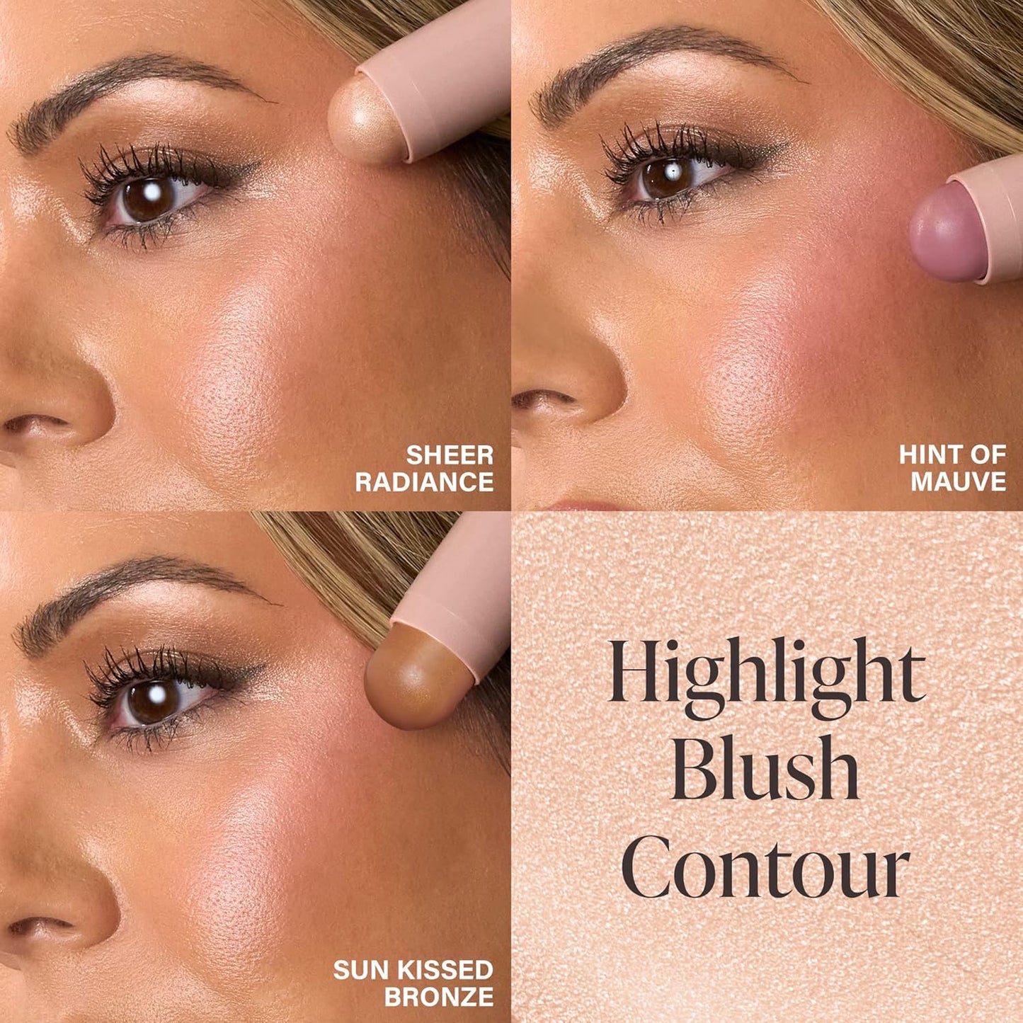 Mally Beauty Shimmer, Shape & Glow Plus Face Defining Stick, Oh So Rosy