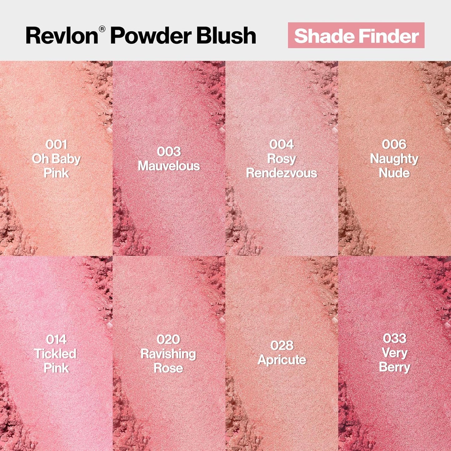 Revlon Blush, Powder Blush Face Makeup, High Impact Buildable Color, Lightweight & Smooth Finish, 006 Naughty Nude, 0.17 oz